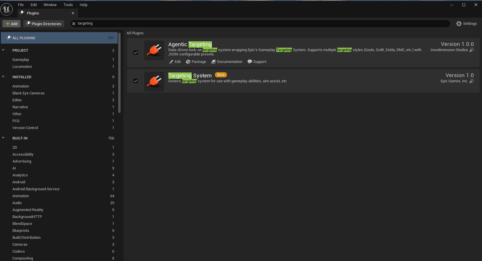 Agentic Targeting plugin