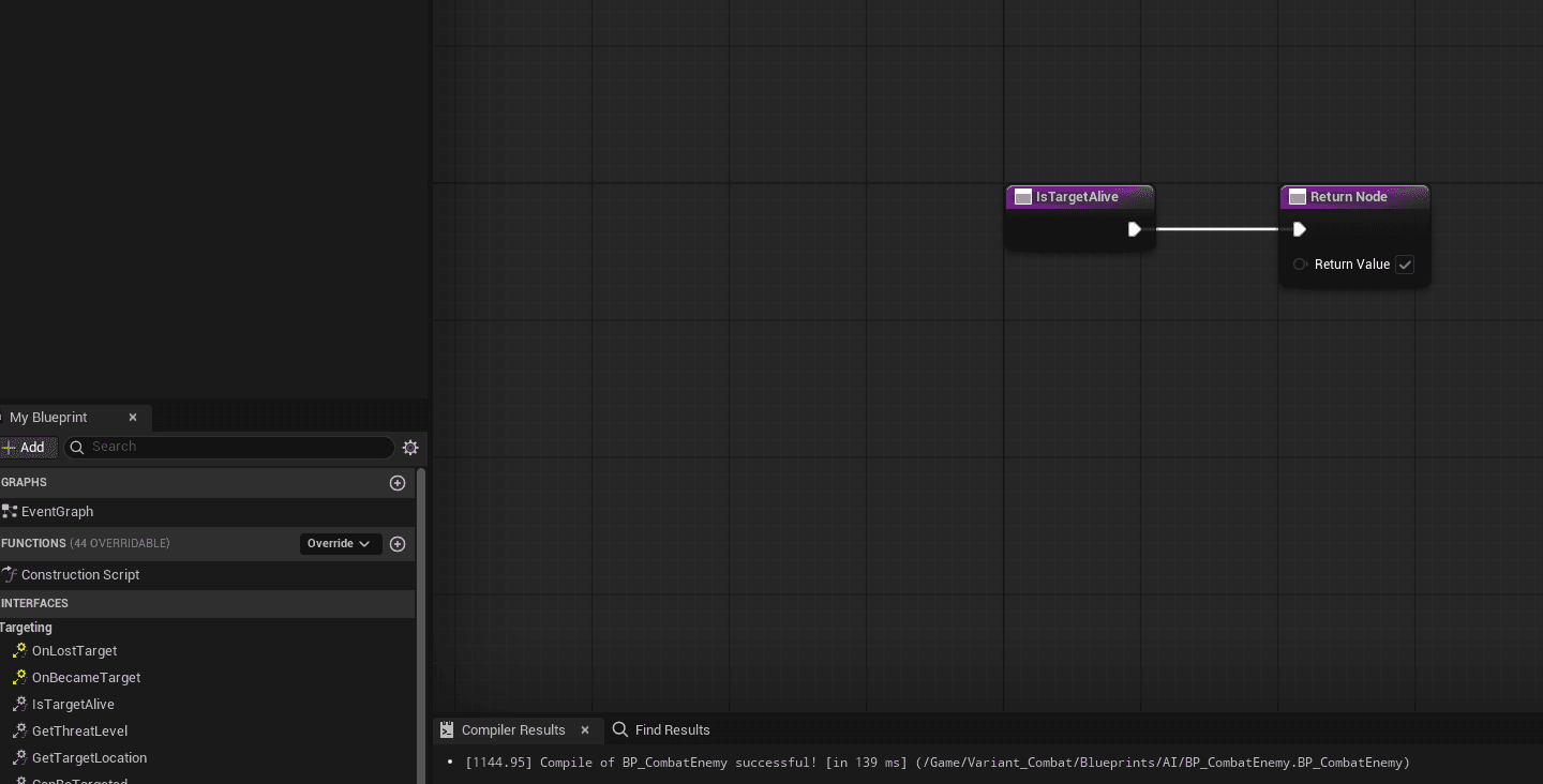 IsTargetAlive implementation